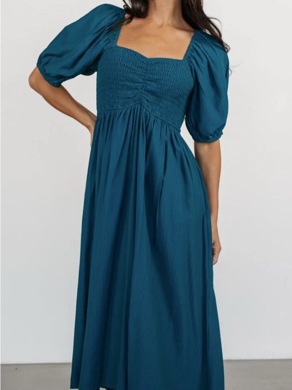 Baltic Born Stefania Midi Dress - Mediterranean Blue
